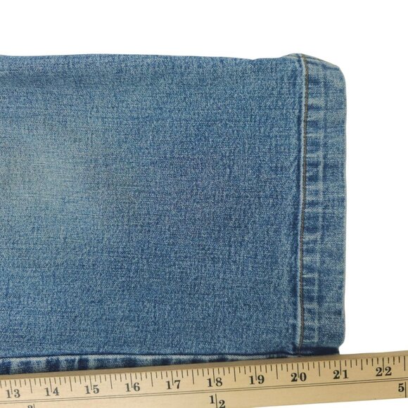 Lauren Jeans Ralph Lauren Crop Denim Womens Size 12 HIgh Rise Stretch Capri - Picture 16 of 16